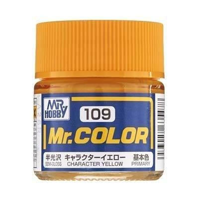 Mr Color 109 Semi Gloss Character Yellow 10ml Mr Hobby PAINT, BRUSHES & SUPPLIES