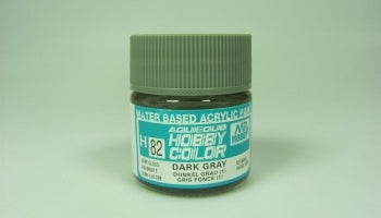 Mr Hobby Aqueous 82 Semi Gloss Dark Grey 10ml Mr Hobby PAINT, BRUSHES & SUPPLIES