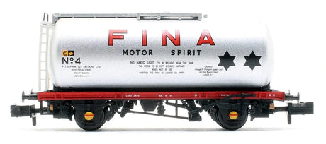 Graham Farish 373-784 N BR 45T TTA Tank Wagon 'Fina' Silver - Hobbytech Toys