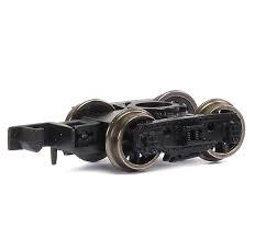 Graham Farish 379-417A N Plate Back Wagon Bogies With 3-Hole Disc Wheels (X2) - Hobbytech Toys