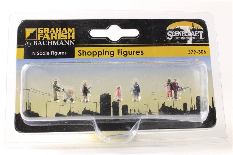 Graham Farish N 379-306 Shopping Figures Graham Farish TRAINS - N SCALE