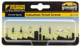 Graham Farish N 379-319 Suburban Street Scene Graham Farish TRAINS - N SCALE