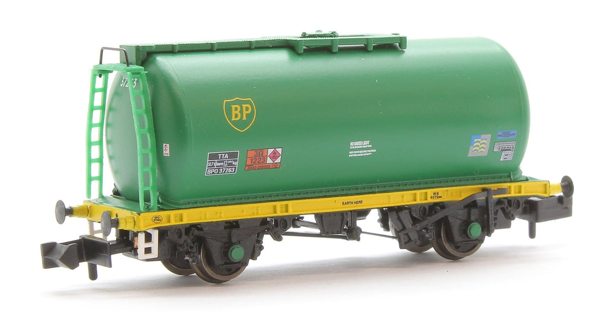 Graham Farish N 45 Tonne Glw Tta Tank Wagon BP Green Graham Farish TRAINS - N SCALE