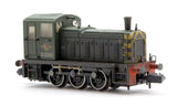 Graham Farish N BR Class 03 D2383 Green Wasp Stripes Diesel Shunter Weathered Graham Farish TRAINS - N SCALE