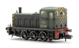 Graham Farish N BR Class 03 D2383 Green Wasp Stripes Diesel Shunter Weathered Graham Farish TRAINS - N SCALE