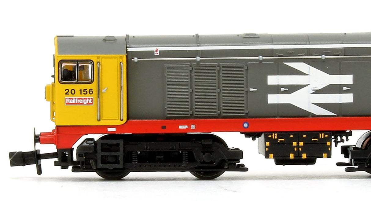 Graham Farish N BR Class 20/0 Headcode Box 20156 Railfreight Red Stripe Diesel Locomotive Graham Farish TRAINS - N SCALE