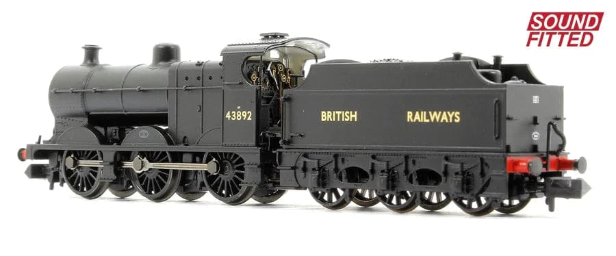 Graham Farish 372-064SF N LMR 3835-Class (4F) 43892 BR Black British Railways (Era-4) - DCC/Sound-Fitted - Hobbytech Toys