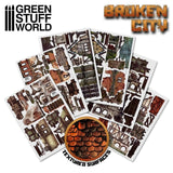 Green Stuff World 1/48 Broken City Terrain Set Green Stuff World PLASTIC MODELS
