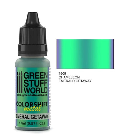 Green Stuff World 1609 Chameleon Emerald Getaway Acrylic 17ml Green Stuff World PAINT, BRUSHES & SUPPLIES