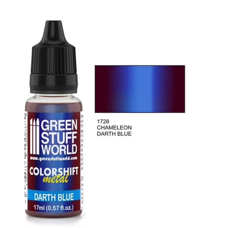 Green Stuff World 1728 Chameleon Darth Blue Acrylic 17ml Green Stuff World PAINT, BRUSHES & SUPPLIES