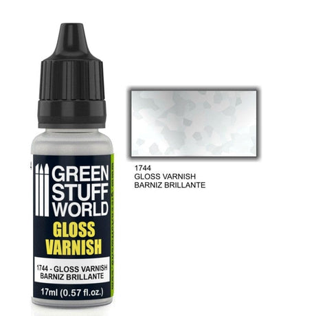 Green Stuff World 1744 Gloss Varnish Acrylic 17ml Green Stuff World PAINT, BRUSHES & SUPPLIES