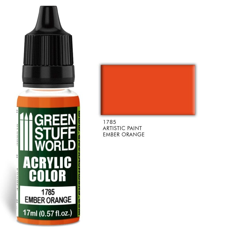 Green Stuff World 1785 Ember Orange Acrylic 17ml Green Stuff World PAINT, BRUSHES & SUPPLIES