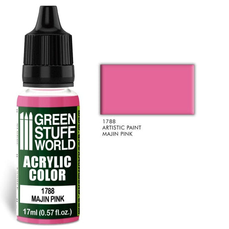 Green Stuff World 1788 Majin Pink Acrylic 17ml Green Stuff World PAINT, BRUSHES & SUPPLIES