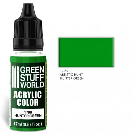 Green Stuff World 1798 Hunter Green Acrylic 17ml Green Stuff World PAINT, BRUSHES & SUPPLIES