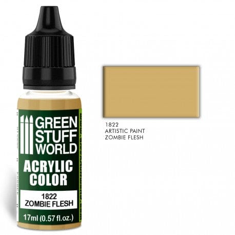 Green Stuff World 1822 Zombie Flesh Acrylic 17ml Green Stuff World PAINT, BRUSHES & SUPPLIES
