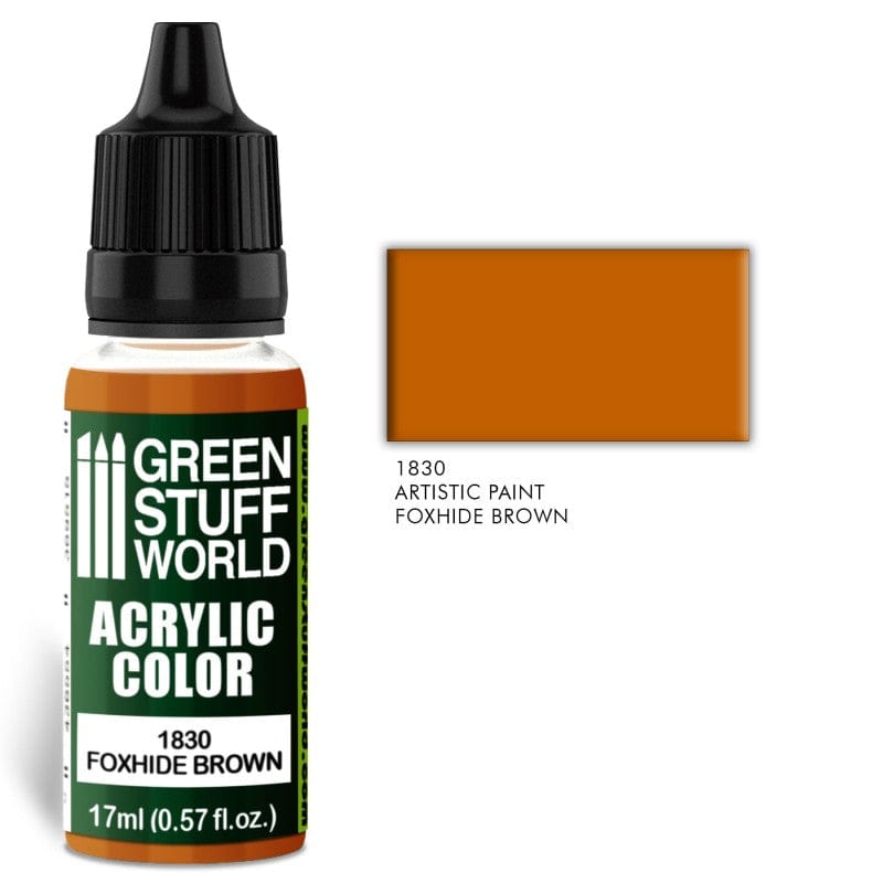 Green Stuff World 1830 Foxhide Brown Acrylic 17ml Green Stuff World PAINT, BRUSHES & SUPPLIES