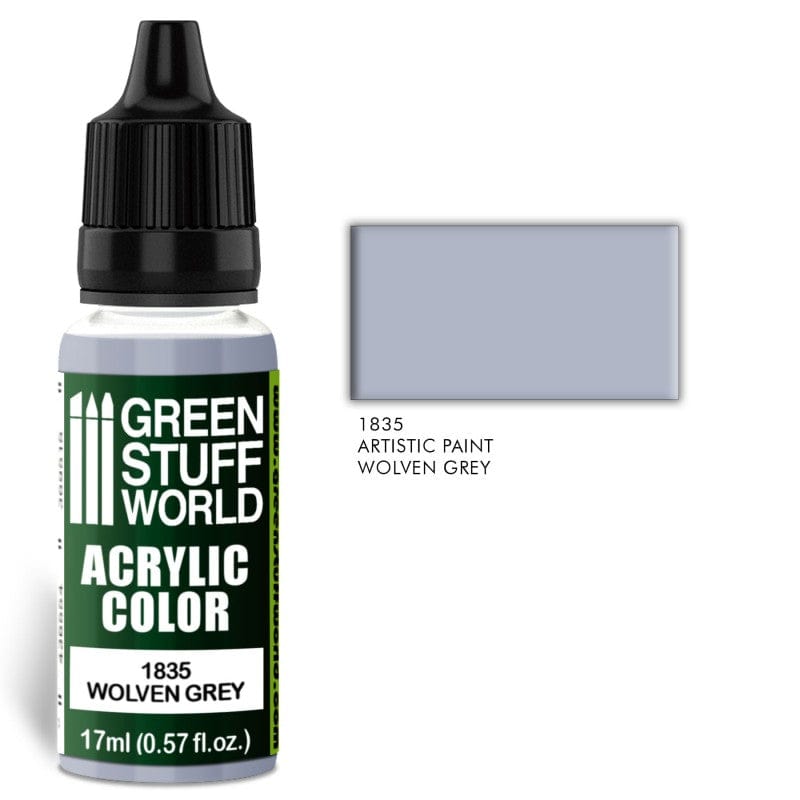 Green Stuff World 1835 Wolven Grey Acrylic 17ml Green Stuff World PAINT, BRUSHES & SUPPLIES