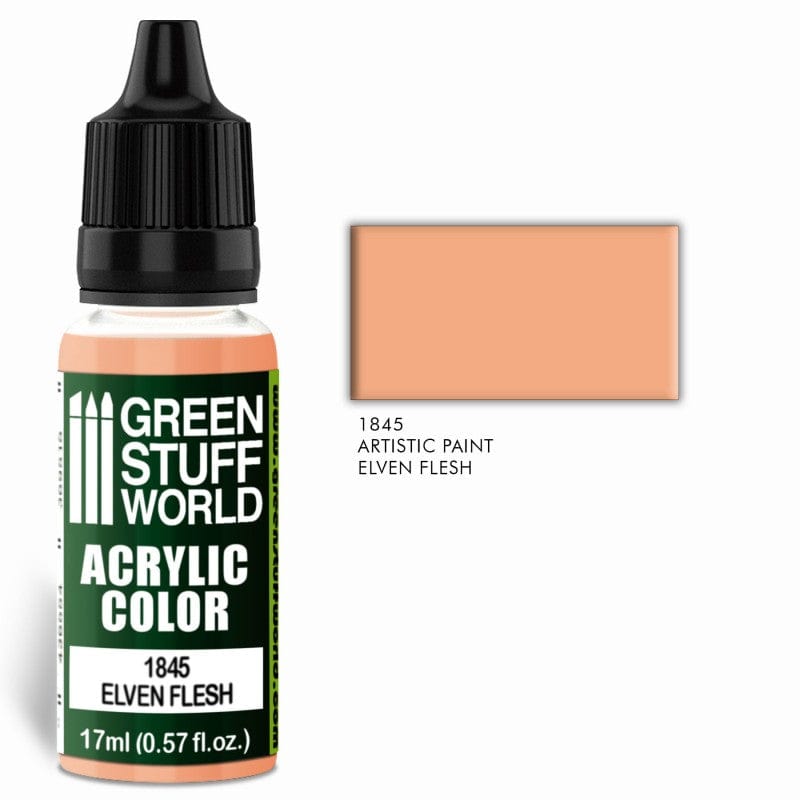 Green Stuff World 1845 Elven Flesh Acrylic 17ml Green Stuff World PAINT, BRUSHES & SUPPLIES