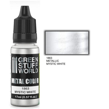 Green Stuff World 1863 Metallic Paint Mystic White 17ml Green Stuff World PAINT, BRUSHES & SUPPLIES