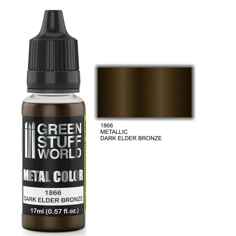 Green Stuff World 1866 Metallic Paint Dark Elder Bronze 17ml Green Stuff World PAINT, BRUSHES & SUPPLIES