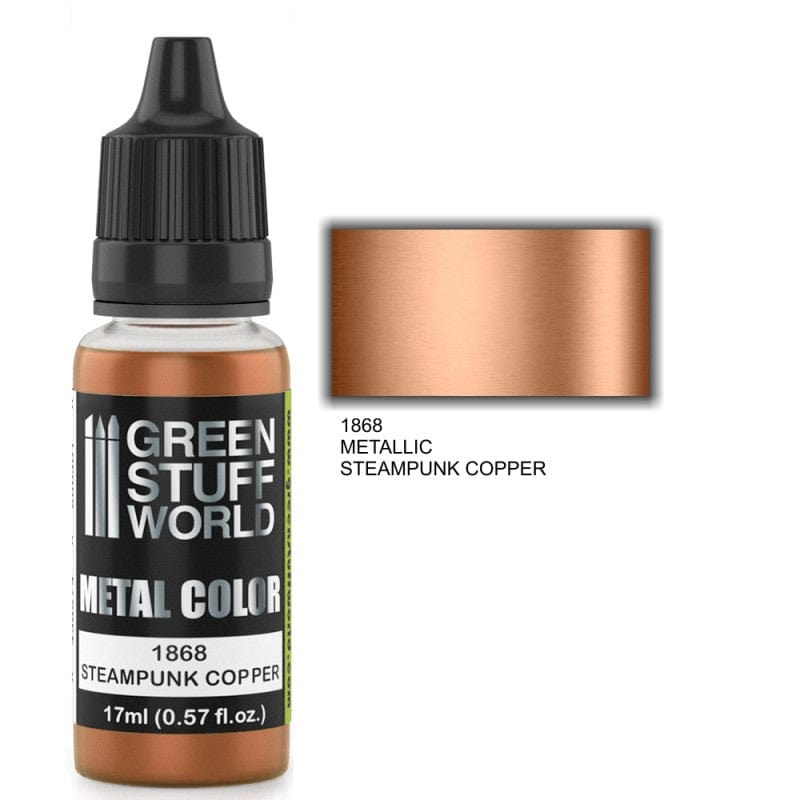 Green Stuff World 1868 Metallic Paint Steampunk Copper 17ml Green Stuff World PAINT, BRUSHES & SUPPLIES