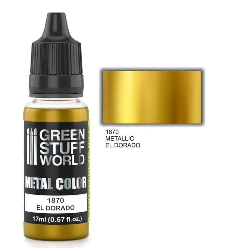 Green Stuff World 1870 Metallic Paint El Dorado 17ml Green Stuff World PAINT, BRUSHES & SUPPLIES