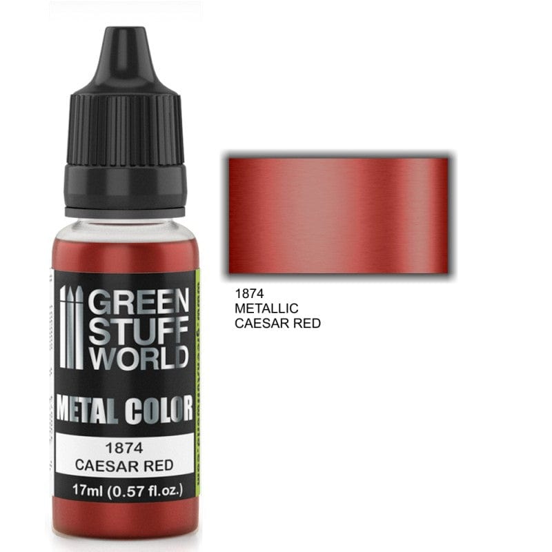 Green Stuff World 1874 Metallic Paint Caesar Red 17ml Green Stuff World PAINT, BRUSHES & SUPPLIES