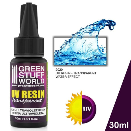Green Stuff World 2020 UV Resin - Water Effect 30ml Green Stuff World PAINT, BRUSHES & SUPPLIES
