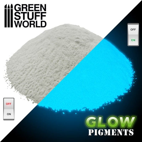 Green Stuff World 2409 Glow Pigments Mind Turquoise 30ml Green Stuff World PAINT, BRUSHES & SUPPLIES