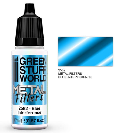 Green Stuff World 2582 Metal Filter - BLUE interference 17ml Green Stuff World PAINT, BRUSHES & SUPPLIES