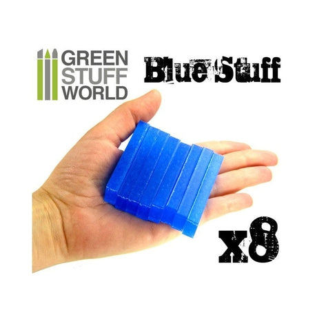 Green Stuff World Blue Stuff Mold (8 Bars) Green Stuff World PAINT, BRUSHES & SUPPLIES