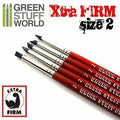 Green Stuff World Colour Shaper Brushes  Red Size 2 Extra Firm (5)