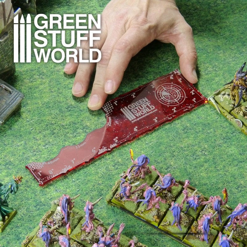 Green Stuff World Gaming Measuring Tool - Red Green Stuff World TOOLS