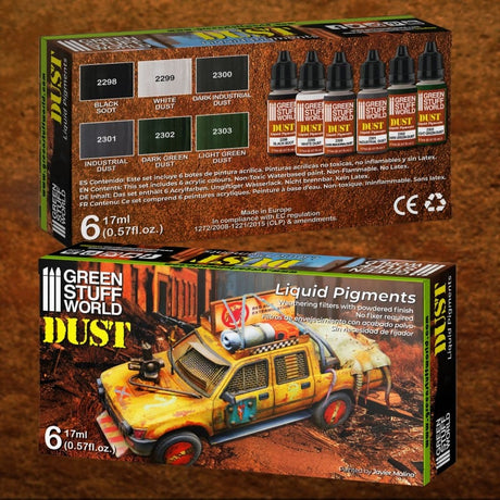 Green Stuff World Liquid Pigments Set Dust (6pcs) Green Stuff World PAINT, BRUSHES & SUPPLIES
