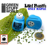 Green Stuff World Miniature Leaf Punch Medium Blue Green Stuff World TOOLS