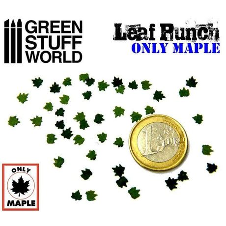 Green Stuff World Miniature Leaf Punch Medium Green Green Stuff World TOOLS