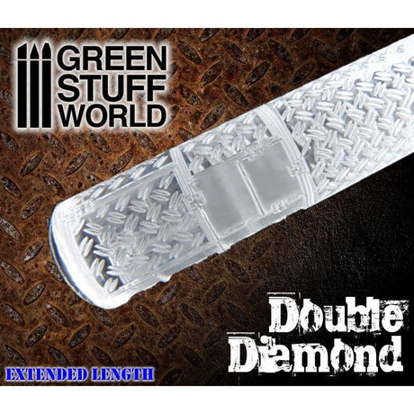Green Stuff World Rolling Pin Double Diamond Green Stuff World PAINT, BRUSHES & SUPPLIES