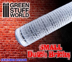 Green Stuff World Rolling Pin Small Dutch Bricks Green Stuff World TOOLS