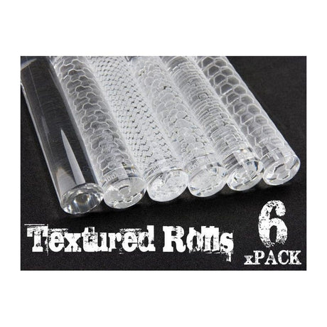Green Stuff World Rolling Pin Textured Rolls Pack X6 V1.0 Green Stuff World TOOLS