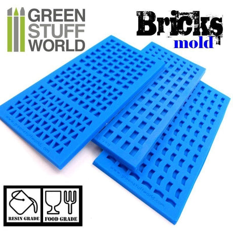 Green Stuff World Silicone Molds - Bricks Green Stuff World TOOLS