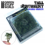 Green Stuff World Tall Shrubbery Dark Green 4cm Green Stuff World TRAINS - SCENERY