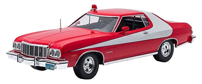 Greenlight 1/18 Starsky & Hutch 1976 Ford Gran Torino Artisan Movie Red/White Greenlight DIE-CAST MODELS