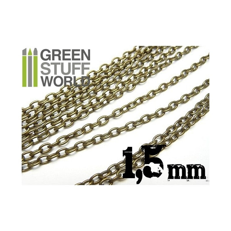 Green Stuff World Hobby Chain 1.5mm Green Stuff World PAINT, BRUSHES & SUPPLIES