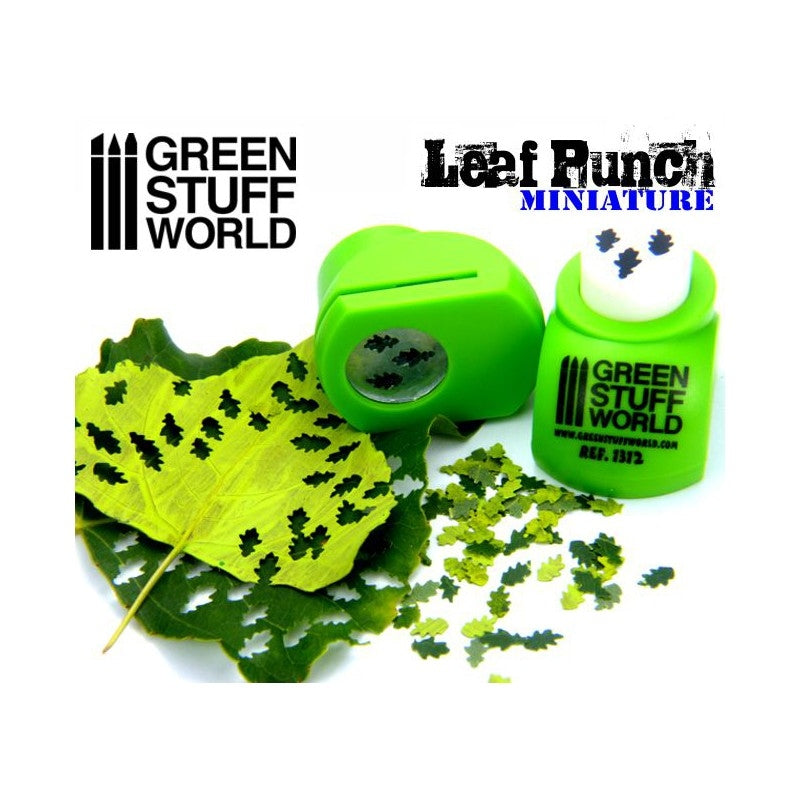 Green Stuff World Miniature Leaf Punch Light Green Green Stuff World TOOLS