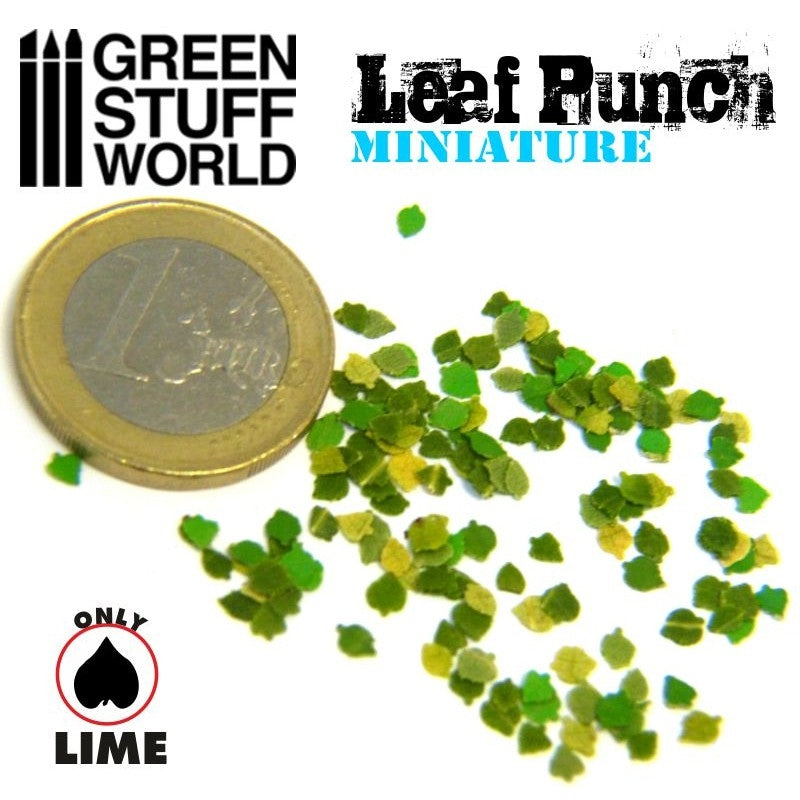 Green Stuff World Miniature Leaf Punch Light Blue Green Stuff World TOOLS