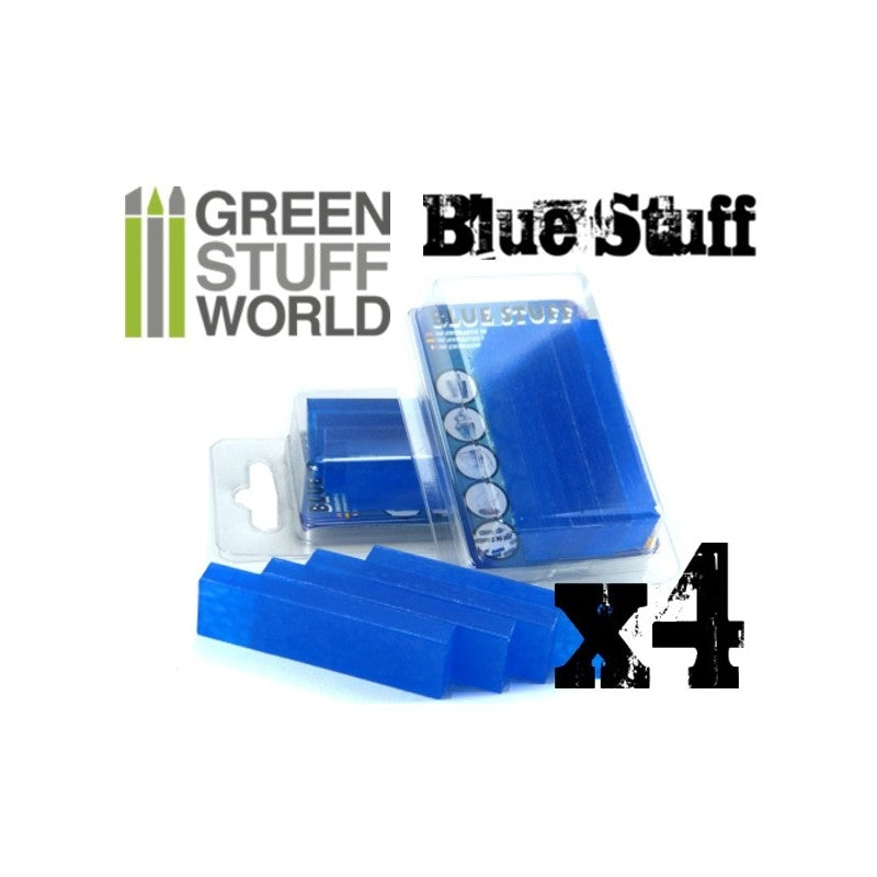 Green Stuff World Blue Stuff Molds (4 Bars) Green Stuff World PAINT, BRUSHES & SUPPLIES