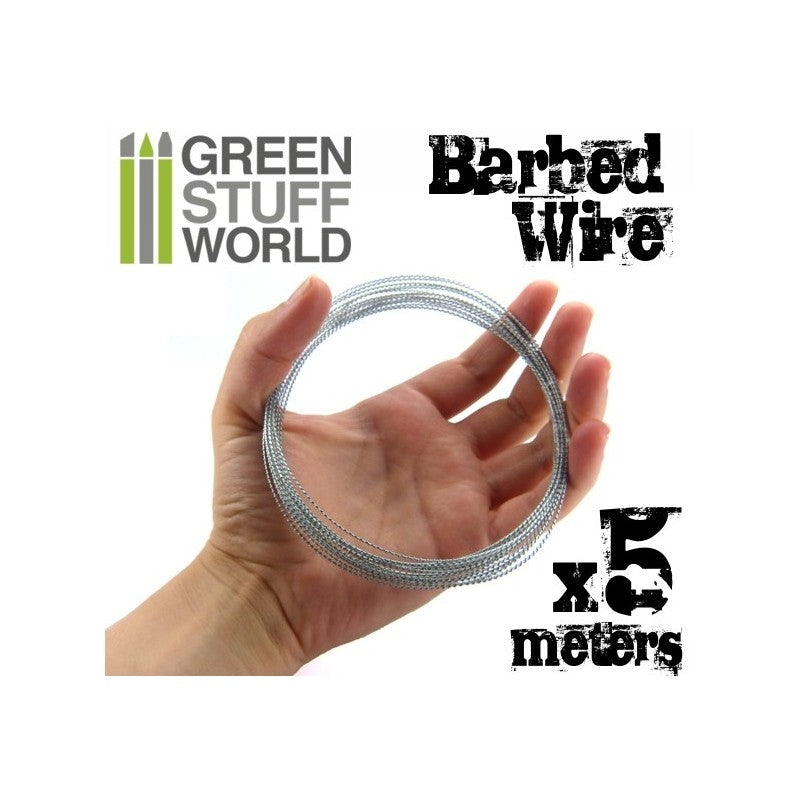 Green Stuff World 5 Meters Of Simulated Barbed Wire Green Stuff World PAINT, BRUSHES & SUPPLIES