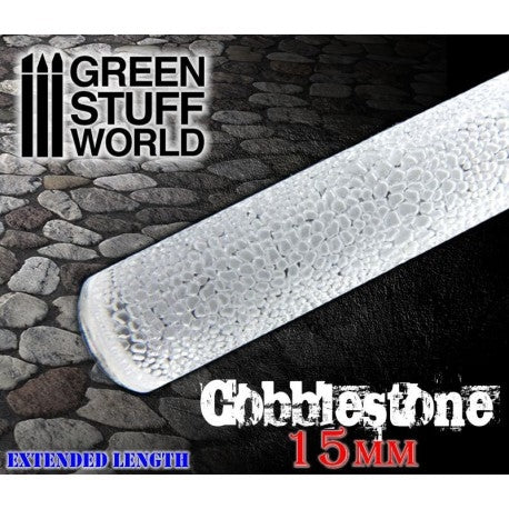 Green Stuff World Rolling Pin Cobblestone 15mm Green Stuff World PAINT, BRUSHES & SUPPLIES