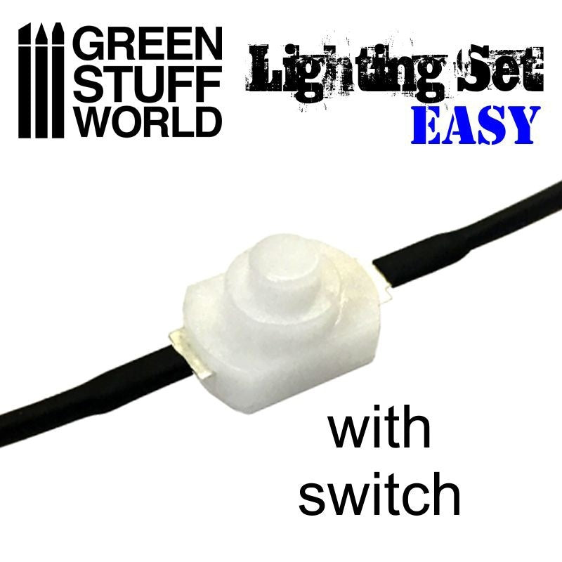 Green Stuff World Led Lighting Kit With Switch Green Stuff World PAINT, BRUSHES & SUPPLIES
