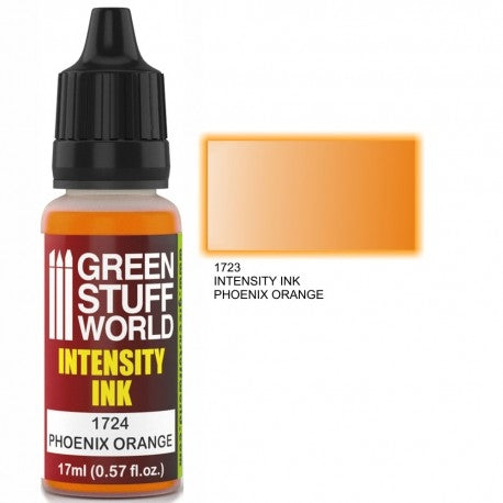 Green Stuff World 1724 Intensity Ink Phoenix Orange Acrylic 17ml Green Stuff World PAINT, BRUSHES & SUPPLIES